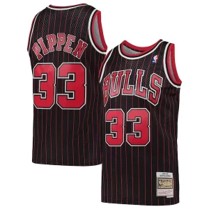 Scottie Pippen Chicago Bulls Hardwood Classics Personalisable Swingman Jersey Black - Garantie satisfaction - Si vous n'êtes pas satisfait