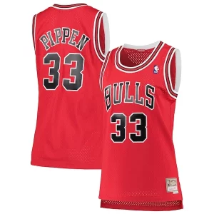 Scottie Pippen Chicago Bulls Women's Refiné 1997/98 Hardwood Classics Swingman Jersey Red - Fait à la main - Un produit unique et de qualité