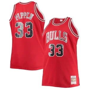 Scottie Pippen Chicago Exclusif Bulls Big & Tall 1997/98 NBA 75th Anniversary Diamond Swingman Jersey Red - Idéal pour les collectionneurs - Qualité premium garantie