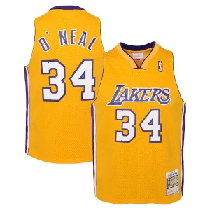 Shaquille O'Neal Los Angeles Classique Lakers Youth 1999/00 Hardwood Classics Swingman Jersey Gold - Dernières unités - Ne manquez pas cette opportunité