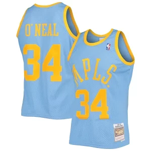 Shaquille O'Neal Los Angeles Lakers Stylish 2001/02 Hardwood Classics Swingman Jersey Powder Blue - Événement exclusif - Soyez l'un des premiers à avoir ce maillot