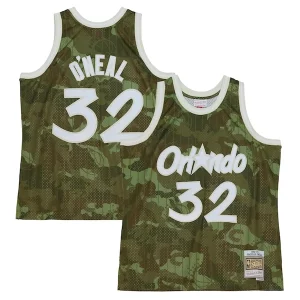 Shaquille Unique O'Neal Orlando Magic Hardwood Classics 1994/95 Ghost Green Swingman Jersey Camo - Style contemporain - Restez à la mode avec ce maillot