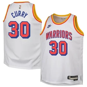 Stephen Curry Élégant Golden State Warriors Nike Youth 2024/25 Swingman Jersey White Classic Edition - Fait à la main - Un produit unique et de qualité