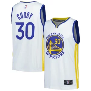 Stephen Curry Golden Magnifique State Warriors Fast Break Replica Player Jersey Association Edition White - Événement exclusif - Soyez l'un des premiers à avoir ce maillot