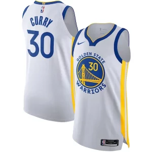 Stephen Curry Golden Refiné State Warriors Nike Authentic Jersey Association Edition White - Parfait pour le match jour - Montrez votre support avec style