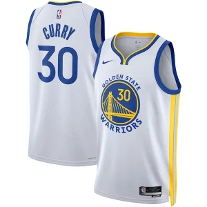 Stephen Curry Golden State Authentique Warriors Nike Unisex Swingman Jersey Association Edition White/Royal - Maillot authentique - Reproduit avec soin