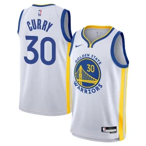 Stephen Curry Golden State Warriors Nike Notable Youth Swingman Jersey Association Edition White - Vêtement de fan emblématique - Montrez votre amour pour l'équipe