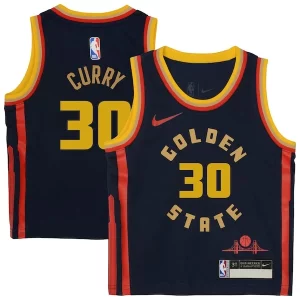 Stephen Curry Golden State Warriors Nike Preschool 2024/25 Swingman Player Jersey City Edition Charming Navy - Giftez-le à un fan dévoué - Livraison en temps pour les fêtes