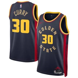 Stephen Curry Golden State Warriors Nike Vibrant Unisex 2024/25 Swingman Player Jersey City Edition Navy - Événement exclusif - Soyez l'un des premiers à avoir ce maillot