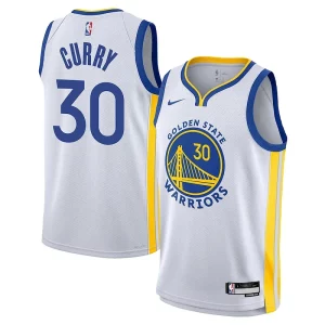 Stephen Curry Golden State Warriors Nike Notable Youth Performance Swingman Jersey Association Edition White - Vêtement de fan emblématique - Montrez votre amour pour l'équipe