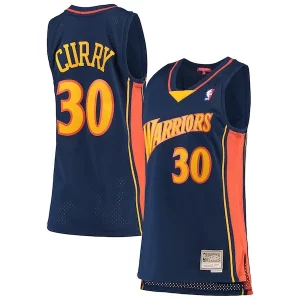 Stephen Curry Golden State Warriors Women's 2009 10 Hardwood Classics Swingman Jersey Superbe Navy - Maillot de collection - Un bijou pour les amateurs
