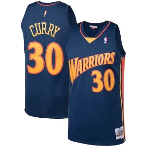 Stephen Curry Magnifique Golden State Warriors 2009/10 Big & Tall Hardwood Classics Swingman Jersey Navy - Style contemporain - Restez à la mode avec ce maillot