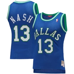 Steve Nash Dallas Mavericks Prime Women's 1998/99 Hardwood Classics Swingman Jersey Blue - Dernières unités - Ne manquez pas cette opportunité