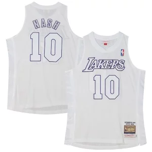Steve Nash Los Angeles Lakers 2012 Stylish Authentic Player Jersey White - Nouvelle arrivée - Êtes-vous prêt pour la saison ?