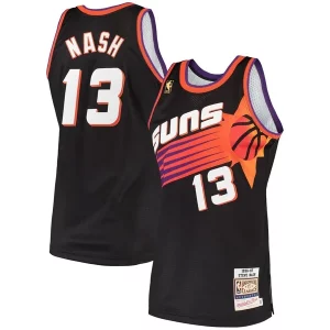 Steve Nash Phoenix Suns 1996/97 Hardwood Classics Authentic Commémoratif Jersey Black - Idéal pour les collectionneurs - Qualité premium garantie