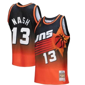 Steve Nash Phoenix Suns 1996/97 Haut de gamme Hardwood Classics Fadeaway Swingman Player Jersey Orange/Black - Offre spéciale - Achetez maintenant et économisez