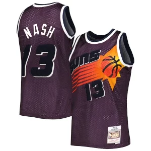 Steve Nash Phoenix Suns Exceptionnel 1996/97 Hardwood Classics Off Court Swingman Jersey Purple - Maillot de marque reconnue - Faites confiance à la qualité