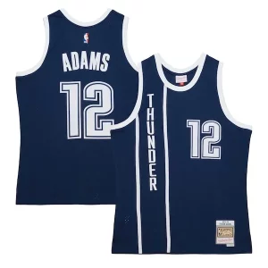 Steven Exclusif Adams Oklahoma City Thunder 2015/16 Hardwood Classics Alternate Swingman Jersey Navy - Vêtement de fan emblématique - Montrez votre amour pour l'équipe