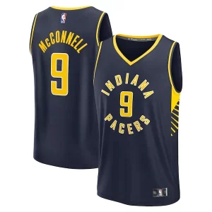 T.J. McConnell Indiana Pacers Magnifique Fast Break Replica Player Jersey Icon Edition Navy - Nouvelle arrivée - Êtes-vous prêt pour la saison ?