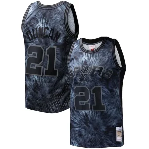 Tim Duncan San Antonio Spurs Hardwood Classics Gracieux 1998/99 Tie Dye Swingman Jersey Black - Promotion limitée - Profitez de la réduction avant qu'elle ne soit terminée