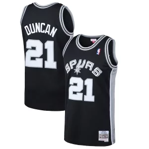 Tim Duncan San Classique Antonio Spurs 1998/99 Hardwood Classics Swingman Jersey Black - Livraison gratuite - Économisez sur les frais d'expédition