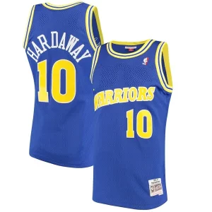 Tim Hardaway Golden State Splendide Warriors 1990/91 Hardwood Classics Swingman Jersey Royal - Maillot authentique - Reproduit avec soin