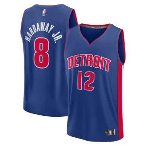 Tim Hardaway Commémoratif Jr. Detroit Pistons Fast Break Replica Player Jersey Icon Edition Blue - Parfait pour le match jour - Montrez votre support avec style