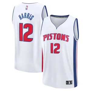 Tobias Harris Detroit Pistons Youth Fast Break Replica Exclusif Player Jersey Association White Edition - Pour les matchs d'athlétisme - Restez frais et confortable