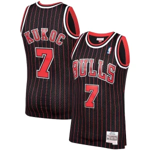 Toni Kukoc Chicago Bulls 1995/96 Hardwood Classics Moderne Swingman Jersey Black - Confort et style combinés - Pour un look exceptionnel