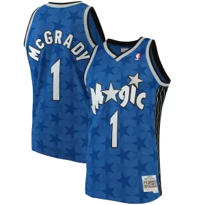Tracy Gracieux McGrady Orlando Magic Hardwood Classics Swingman Jersey Blue - Vêtement de fan emblématique - Montrez votre amour pour l'équipe