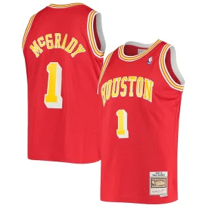 Tracy McGrady Houston Rockets 2001/02 Hardwood Classics Swingman Jersey Distingué Red - Livraison gratuite - Économisez sur les frais d'expédition