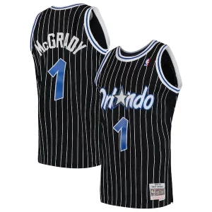 Tracy McGrady Orlando Magic Hardwood Classics Swingman Jersey Premium Black/Blue - Confort et style combinés - Pour un look exceptionnel