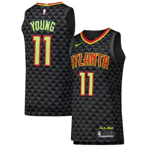 Trae Young Atlanta Hawks Nike Authentic Player Jersey Icon Edition Bold Black - Édition commemorative - Souvenez-vous des moments inoubliables