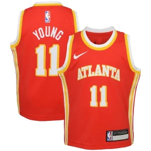 Trae Young Atlanta Hawks Nike Toddler Swingman Player Jersey Icon Edition Éclatant Red - Maillot de qualité supérieure - Durable et résistant