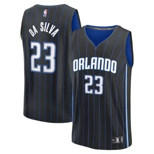 Tristan Sophistiqué da Silva Orlando Magic Youth 2024 NBA Draft Fast Break Player Jersey Icon Edition Black - Maillot de collection - Un bijou pour les amateurs
