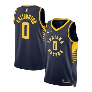 Tyrese Haliburton Indiana Pacers Nike Unisex Haut de gamme Swingman Jersey Association Edition Navy - Offre spéciale - Achetez maintenant et économisez