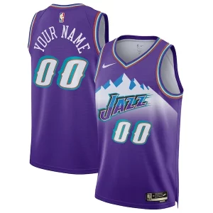 Utah Jazz Collectible Nike Unisex 2022/23 Custom Swingman Jersey Classic Edition Purple - Fait à la main - Un produit unique et de qualité