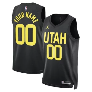 Utah Jazz Jordan Brand Unisex 2022/23 Authentique Swingman Custom Jersey Statement Edition Black - Design innovant - Écarte-vous du commun des mortels