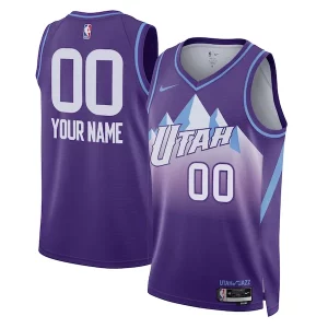 Utah Jazz Unique Nike Unisex 2024/25 Custom Swingman Jersey City Edition Purple - Offre spéciale - Achetez maintenant et économisez