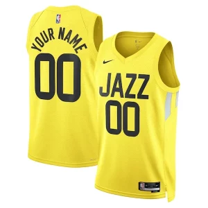 Utah Notable Jazz Nike Unisex Swingman Custom Jersey Gold Icon Edition - Livraison gratuite - Économisez sur les frais d'expédition
