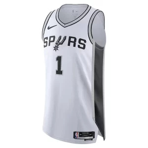 Victor Wembanyama San Antonio Spurs Nike Authentic Jersey Association Tendance Edition White - Pour les joueurs de basketball amateurs - Adapté à tous les styles de jeu