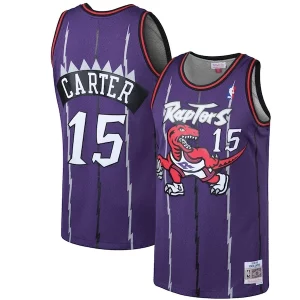 Vince Carter Toronto Raptors 1998/99 Hardwood Classics Swingman Confortable Jersey Purple/White - Livraison gratuite - Économisez sur les frais d'expédition