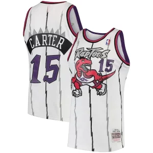 Vince Carter Toronto Raptors 1998/99 Hardwood Classics Swingman Sophistiqué Jersey White/Purple - Maillot de marque reconnue - Faites confiance à la qualité