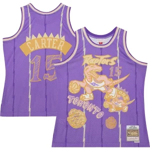 Vince Carter Toronto Raptors 1998/99 Swingman Sidewalk Sketch Jersey Purple Stylish - Maillot de championnat - Revivez les victoires glorieuses