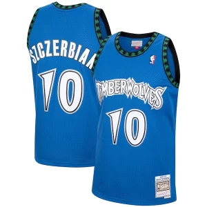 Wally Szczerbiak Minnesota Timberwolves 2001/02 Hardwood Classics Uniques Swingman Jersey Blue - Maillot de marque reconnue - Faites confiance à la qualité
