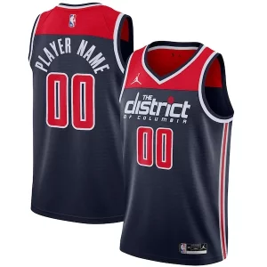 Washington Captivant Wizards Jordan Brand Swingman Custom Jersey Statement Edition Navy - Maillot de championnat - Revivez les victoires glorieuses