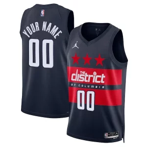 Washington Wizards Jordan Brand Unisex 2024/25 Élégant Custom Swingman Jersey Statement Edition Navy - Promotion limitée - Profitez de la réduction avant qu'elle ne soit terminée