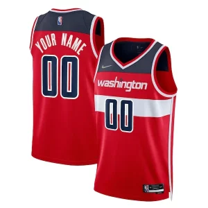 Washington Wizards Nike Élégant 2021/22 Diamond Swingman Custom Jersey Icon Edition Red - Idéal pour les soirées de sport - Montrez votre style