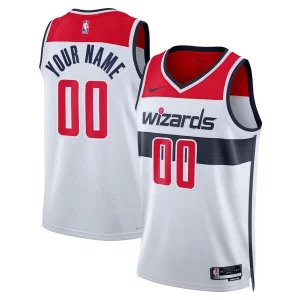 Washington Wizards Nike Unisex Refiné Swingman Custom Jersey White Association Edition - Vêtement de fan emblématique - Montrez votre amour pour l'équipe