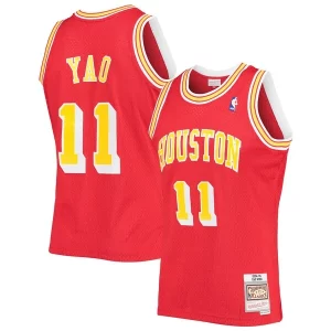 Yao Ming Houston Rockets 2004/05 Hardwood Classics Uniques Swingman Jersey Red - Offre spéciale - Achetez maintenant et économisez